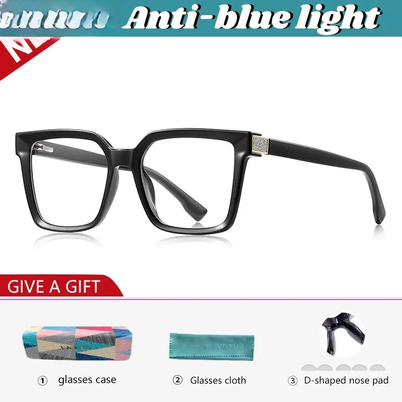 Women's Square Full Rim TR90 Reading Glasses 632281 — view 8 | Rx Spectacle