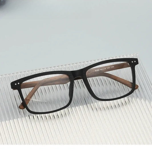 Unisex Square Full Rim Titanium Prescription Glasses 78080 — view 1 | Rx Spectacle