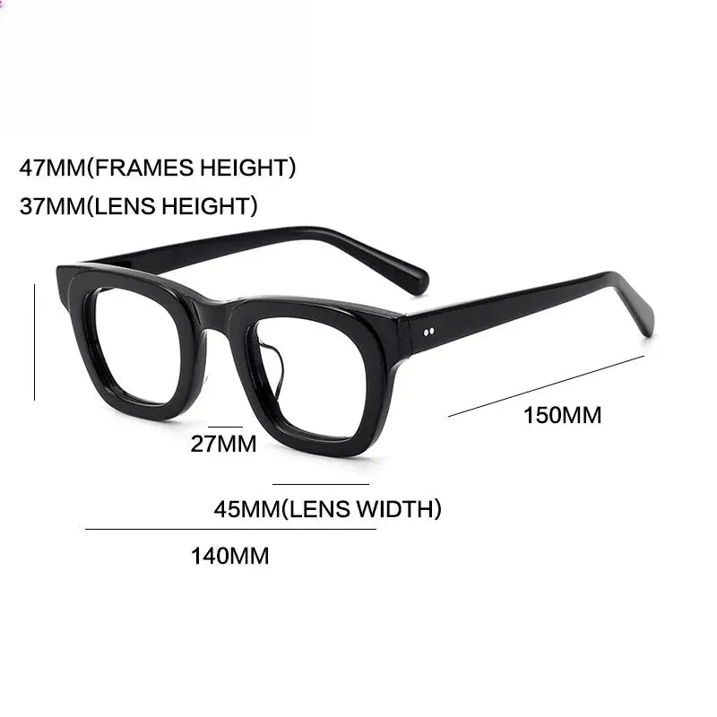 Unisex Square Full Rim Acetate Prescription Glasses Gxyj1478 — view 5 | Rx Spectacle