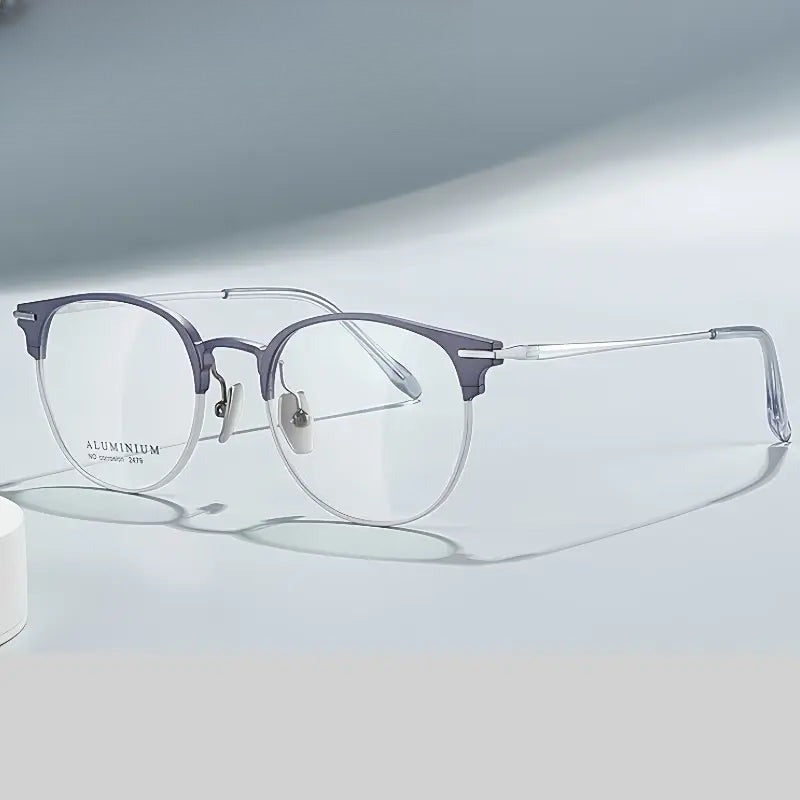Unisex Round Full Rim Prescription Glasses 662479 — view 1 | Rx Spectacle