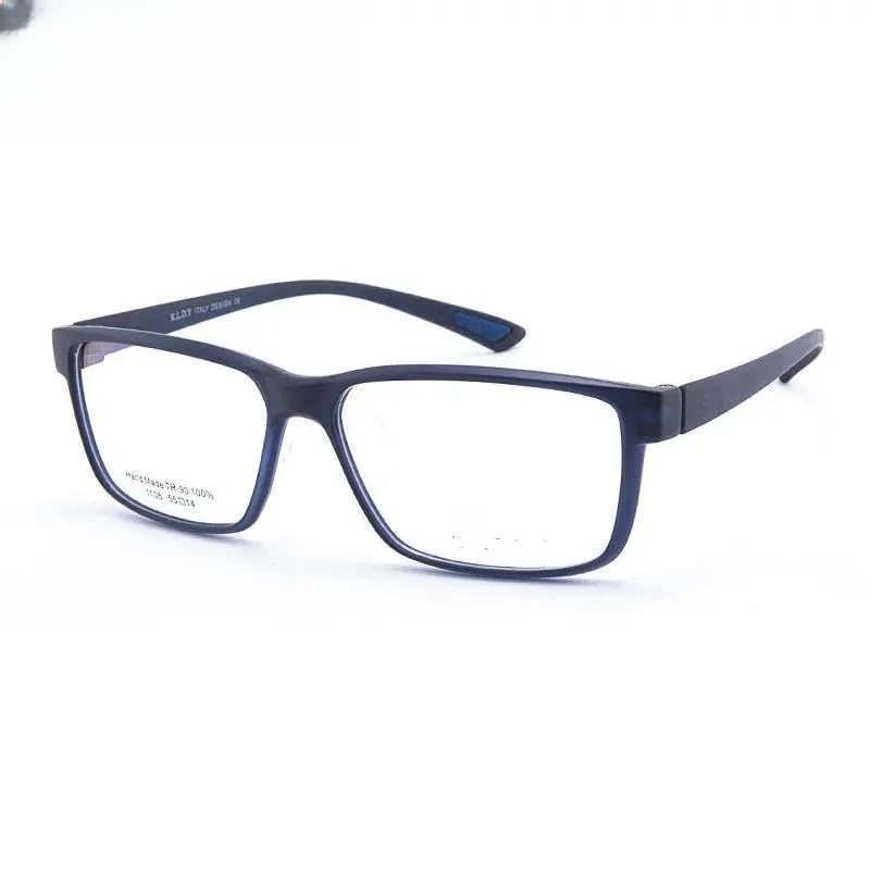 Men's Square Full Rim Titanium Oversized Sports Glasses 1106 — view 8 | Rx Spectacle