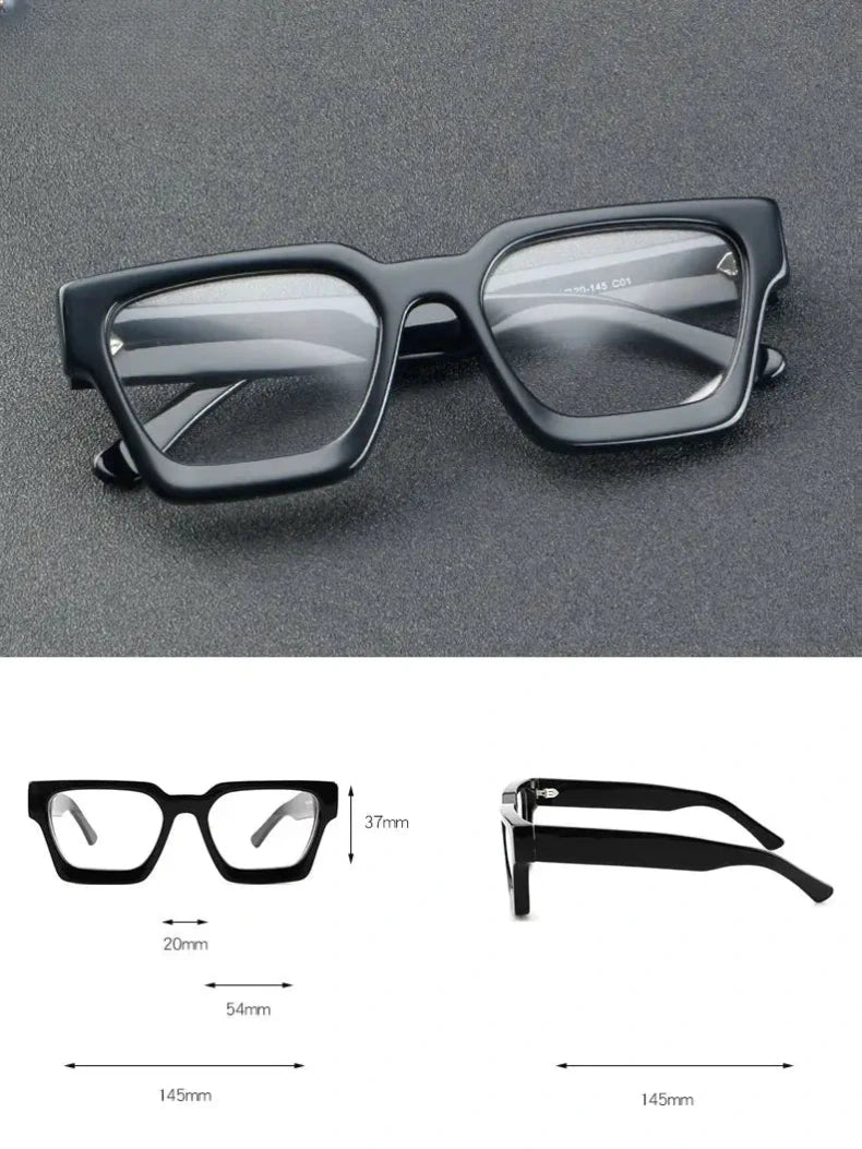 Unisex Browline Full Rim Acetate Reading Glasses 631439 — view 2 | Rx Spectacle