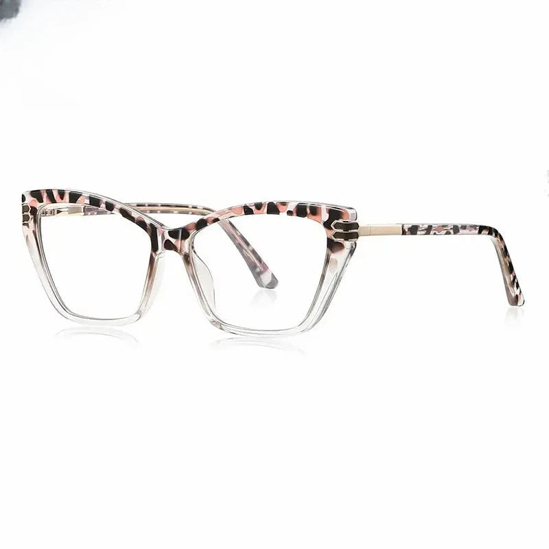 Women's Cat Eye Full Rim TR90 Prescription Glasses 882262 — view 6 | Rx Spectacle
