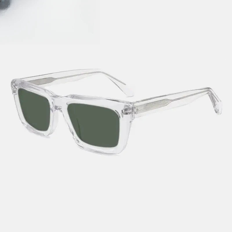 Unisex Square Full Rim Acetate Prescription Glasses Mo13 — view 25 | Rx Spectacle