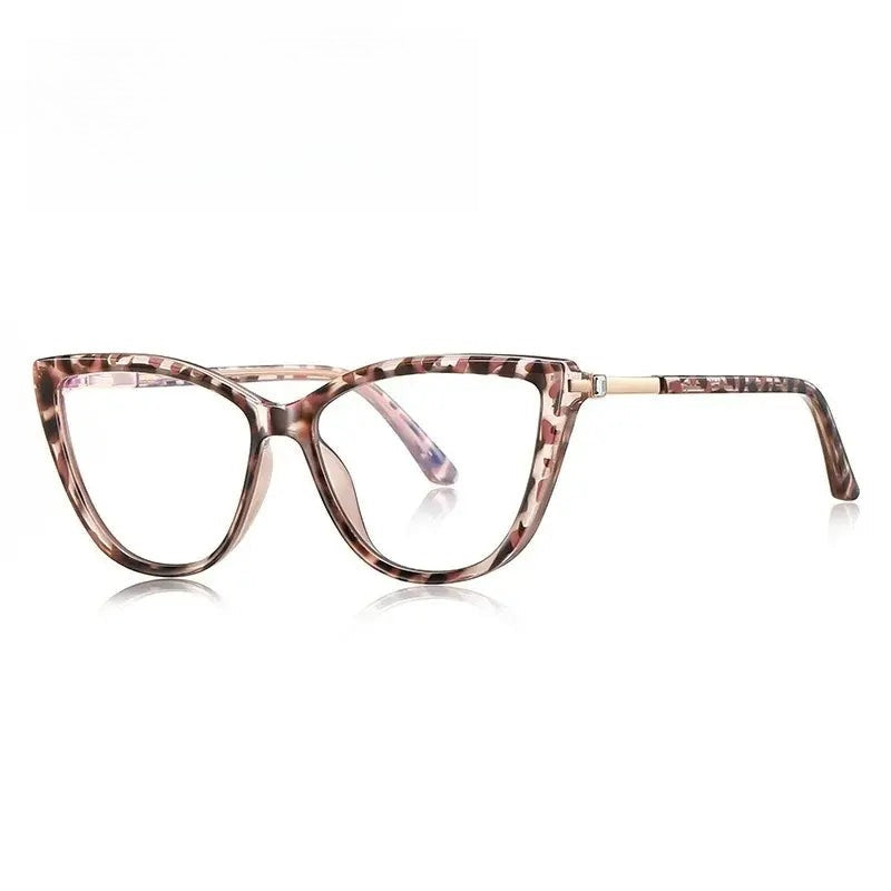 Women's Cat Eye Full Rim TR90 Prescription Glasses 72239 — view 1 | Rx Spectacle