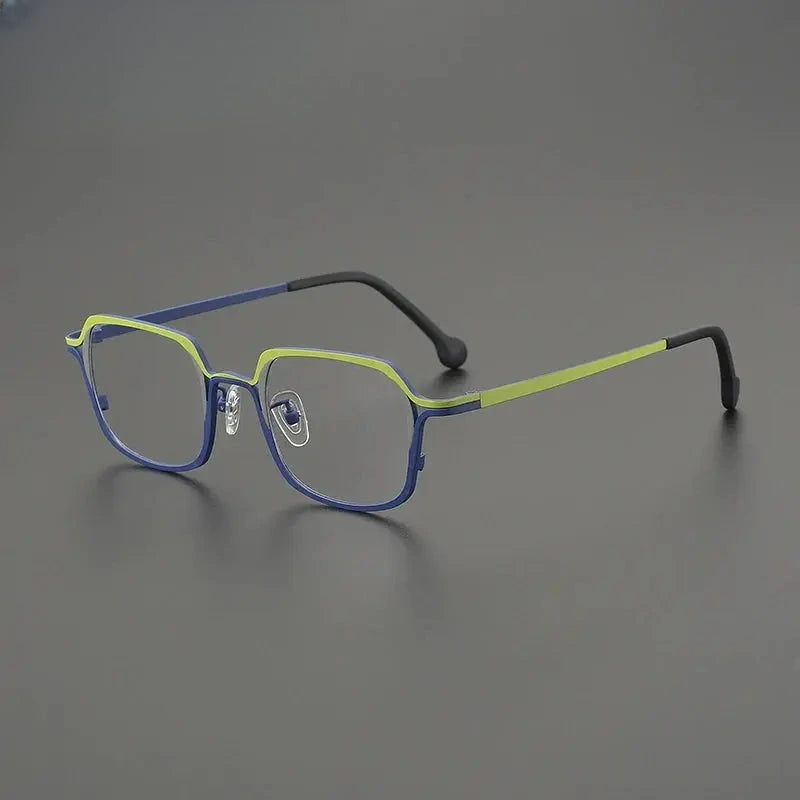 Women's Browline Full Rim Titanium Prescription Glasses G85857 — view 7 | Rx Spectacle