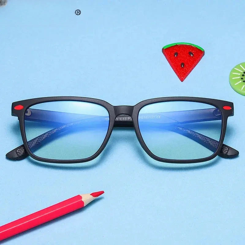 Unisex Square Full Rim Titanium Prescription Glasses 5101 — view 1 | Rx Spectacle