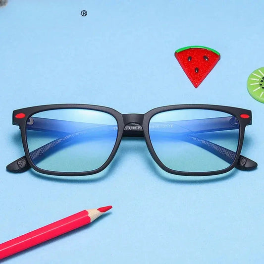 Unisex Square Full Rim Titanium Prescription Glasses 5101 — view 1 | Rx Spectacle