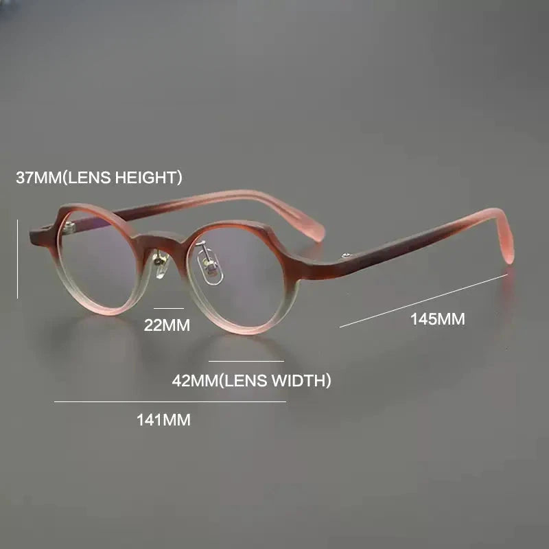 Unisex Cat Eye Full Rim Acetate Prescription Glasses Gxyj1210 — view 5 | Rx Spectacle