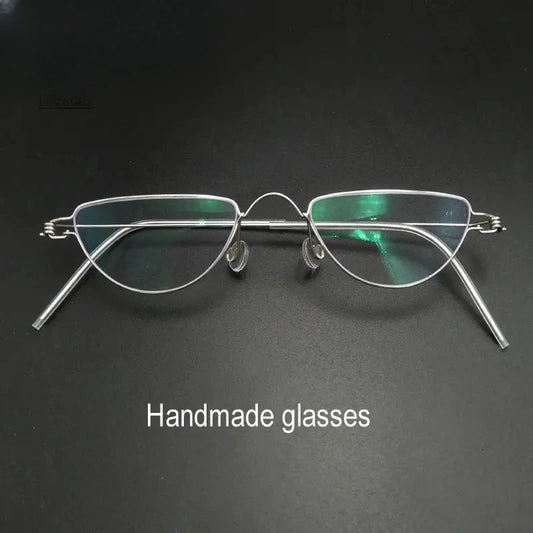 Unisex Triangle Full Rim Flat Top Reading Glasses 4520r — view 1 | Rx Spectacle