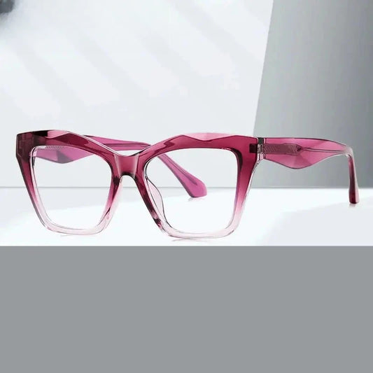 Women's Cat Eye Full Rim TR90 Prescription Glasses 881081 — view 1 | Rx Spectacle