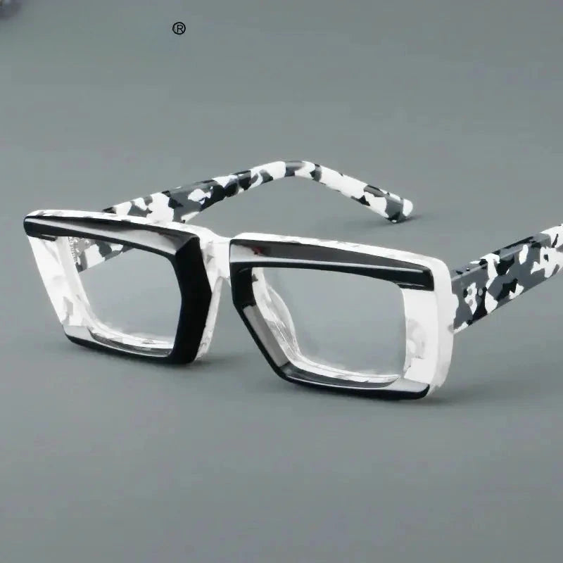 Unisex Browline Full Rim Acetate Reading Glasses 623046 — view 1 | Rx Spectacle