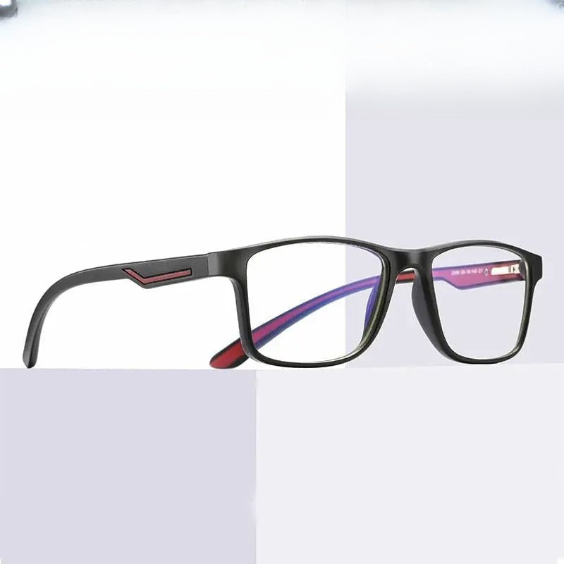 Men's Square Full Rim TR90 Prescription Glasses 2388 — view 1 | Rx Spectacle