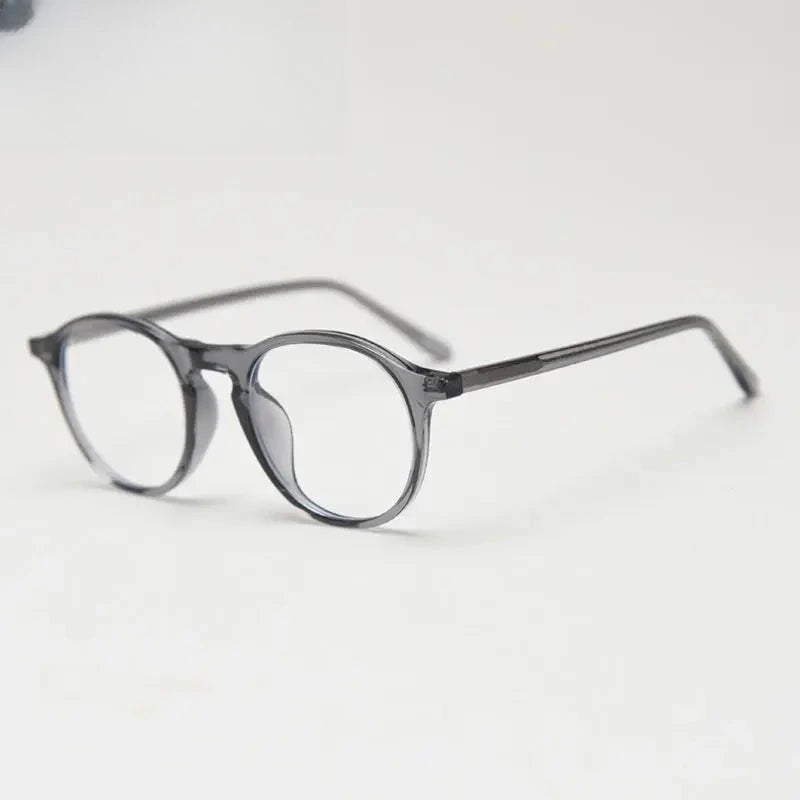 Unisex Round Full Rim Titanium Prescription Glasses 759190 — view 5 | Rx Spectacle