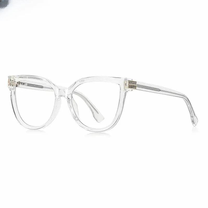 Women's Cat Eye Full Rim TR90 Prescription Glasses 882282 — view 5 | Rx Spectacle