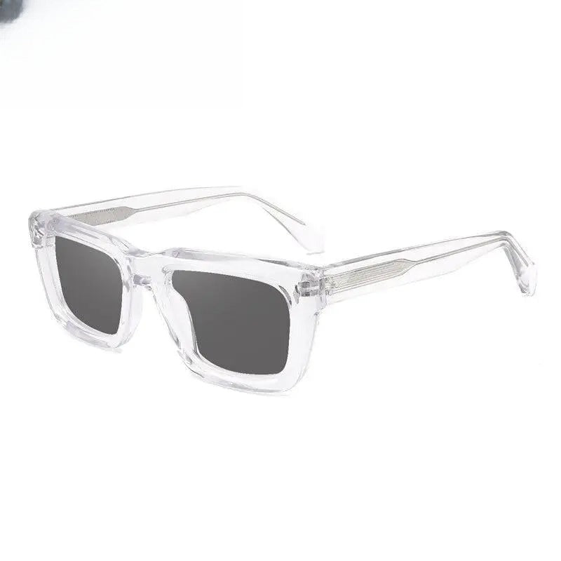Men's Square Full Rim Acetate Prescription Glasses Tyj68 — view 7 | Rx Spectacle