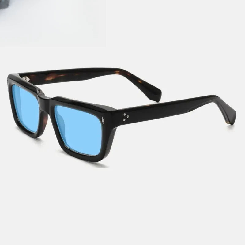 Unisex Square Full Rim Acetate Prescription Glasses Mo13 — view 21 | Rx Spectacle