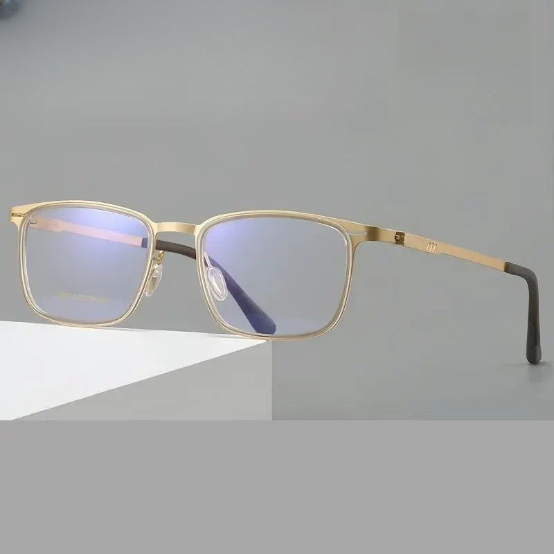 Men's Square Full Rim Alloy Prescription Glasses 20034 — view 1 | Rx Spectacle