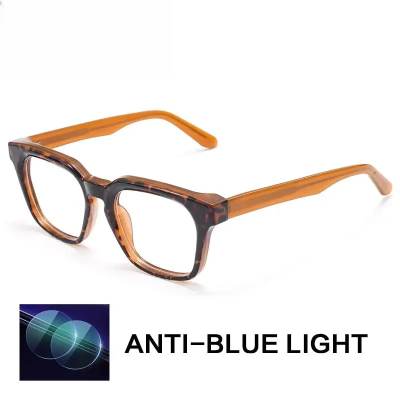 Unisex Square Full Rim Acetate Reading Glasses G91807 — view 9 | Rx Spectacle
