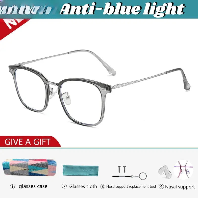 Unisex Square Full Rim TR90 Prescription Glasses 49878 — view 5 | Rx Spectacle