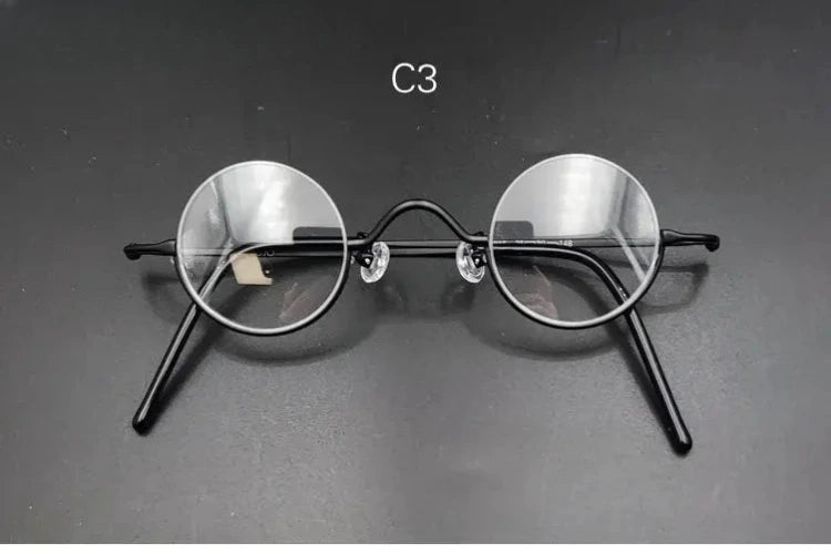Women's Round Semi-Rimless Alloy Reading Glasses 13535 — view 5 | Rx Spectacle