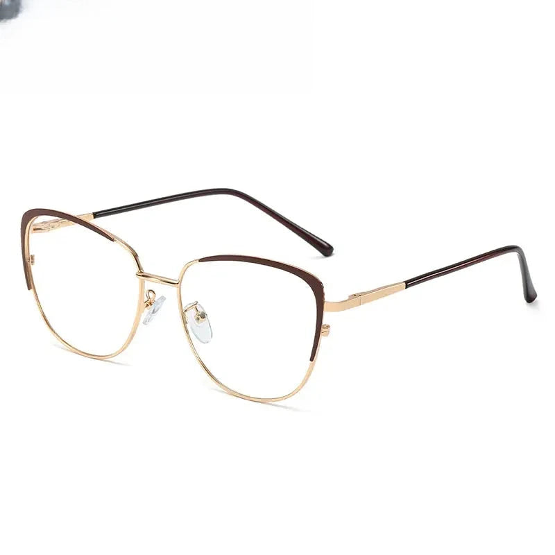 Women's Cat Eye Full Rim TR90 Prescription Glasses 95625 — view 1 | Rx Spectacle