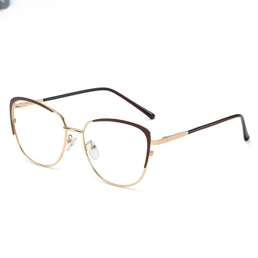 Women's Cat Eye Full Rim TR90 Prescription Glasses 95625 — view 1 | Rx Spectacle