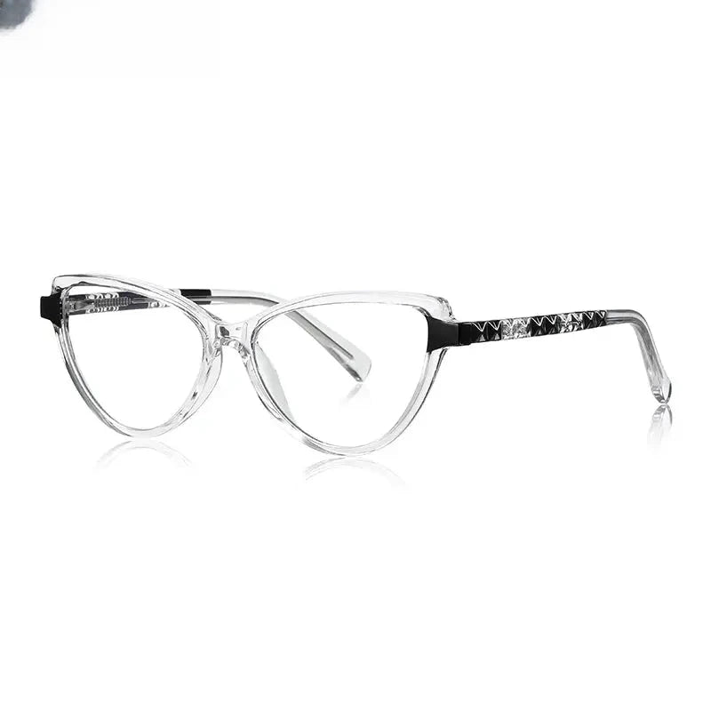 Women's Cat Eye Full Rim TR90 Reading Glasses 2131 — view 8 | Rx Spectacle