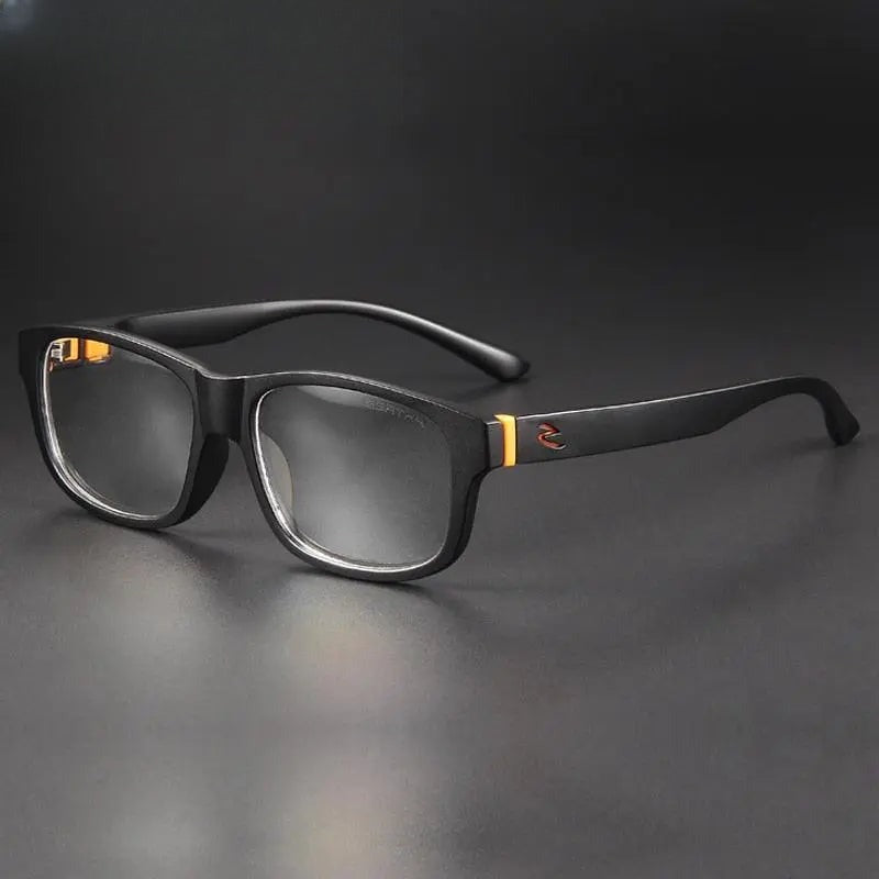 Unisex Square Full Rim Titanium Sports Glasses 0048 — view 2 | Rx Spectacle