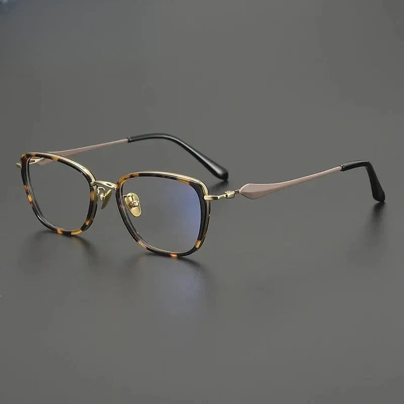 Unisex Cat Eye Full Rim Titanium Prescription Glasses Gxyj2027 — view 6 | Rx Spectacle