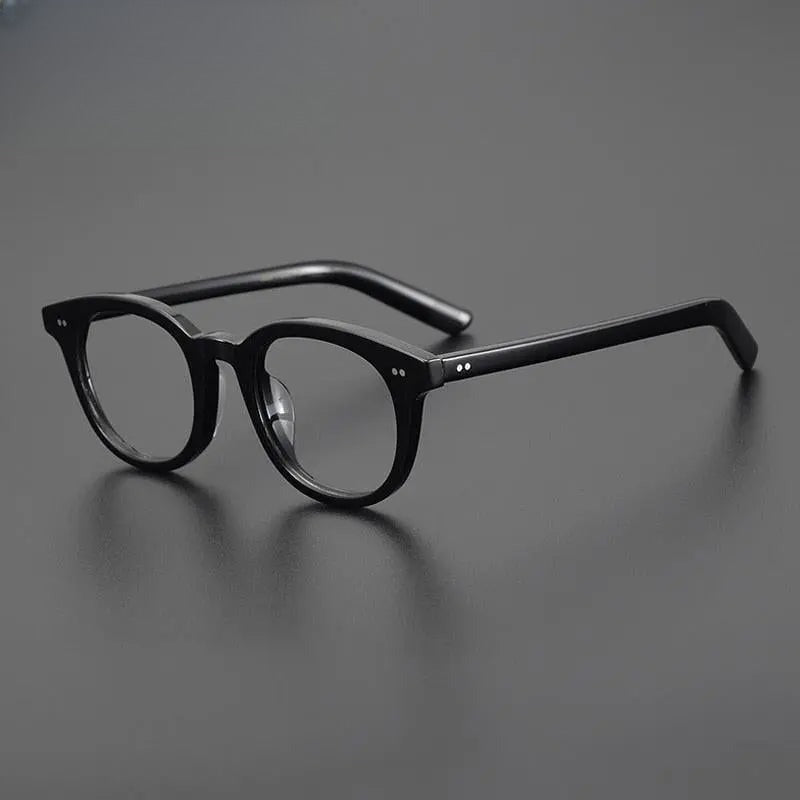 Unisex Round Full Rim Acetate Prescription Glasses Gxyj1028 — view 4 | Rx Spectacle