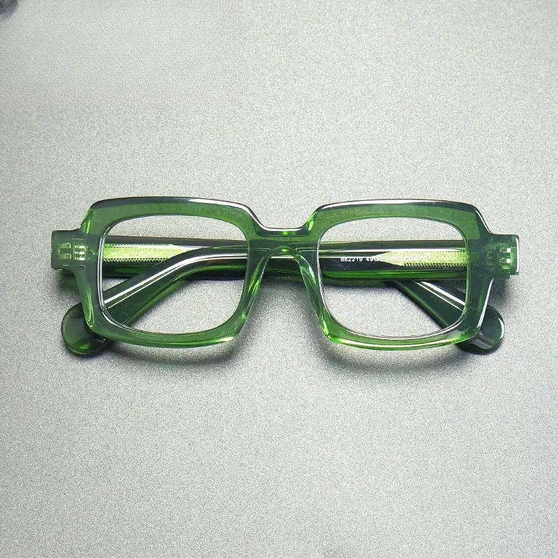 Unisex Square Full Rim Acetate Oversized Prescription Glasses G882219 — view 1 | Rx Spectacle