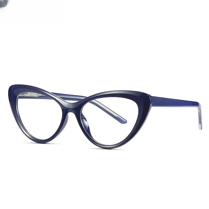 Women's Cat Eye Full Rim Titanium Reading Glasses 2020 — view 10 | Rx Spectacle