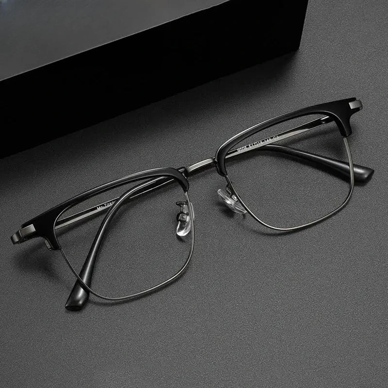 Unisex Polygon Full Rim Acetate Prescription Glasses 679007 — view 1 | Rx Spectacle