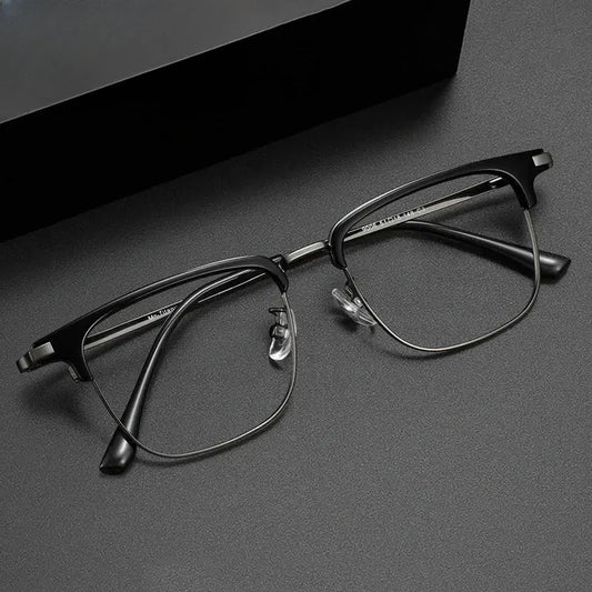 Unisex Polygon Full Rim Acetate Prescription Glasses 679007 — view 1 | Rx Spectacle