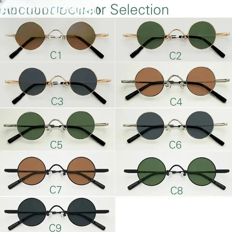Unisex Round Full Rim Alloy Prescription Glasses 3836 — view 5 | Rx Spectacle