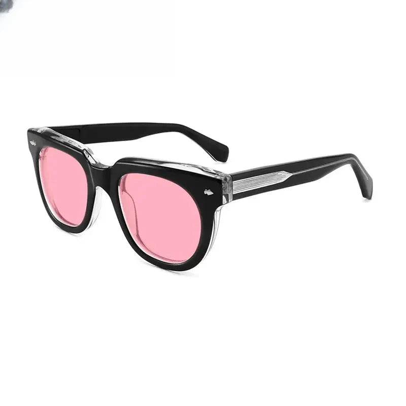 Unisex Square Full Rim Acetate Prescription Glasses Mo17 — view 13 | Rx Spectacle
