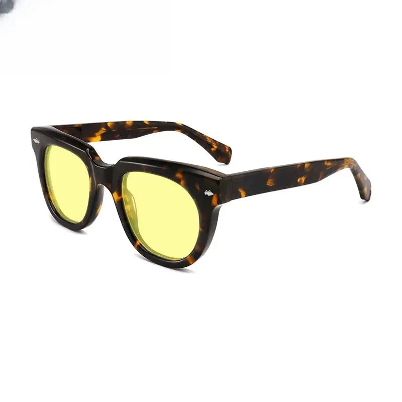 Unisex Square Full Rim Acetate Prescription Glasses Mo17 — view 17 | Rx Spectacle