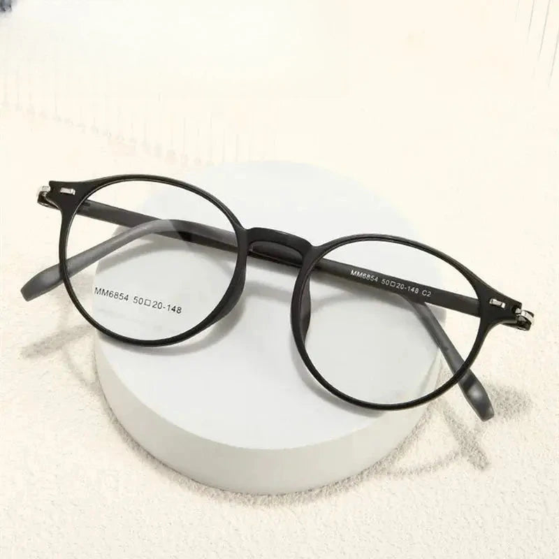 Women's Round Full Rim TR90 Prescription Glasses 46854 — view 1 | Rx Spectacle