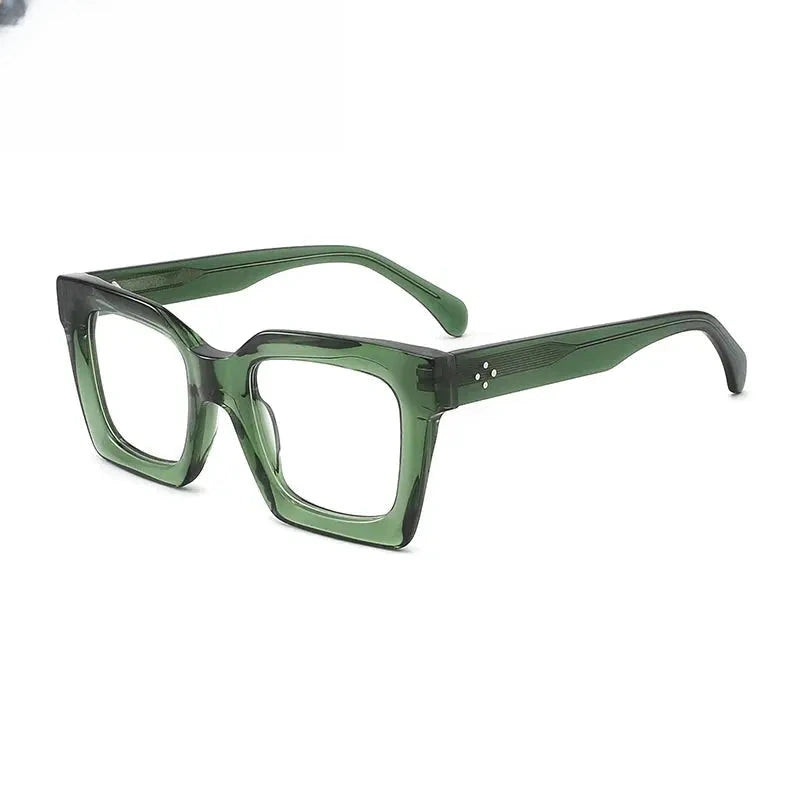 Unisex Square Full Rim Acetate Prescription Glasses Gxyj156 — view 4 | Rx Spectacle
