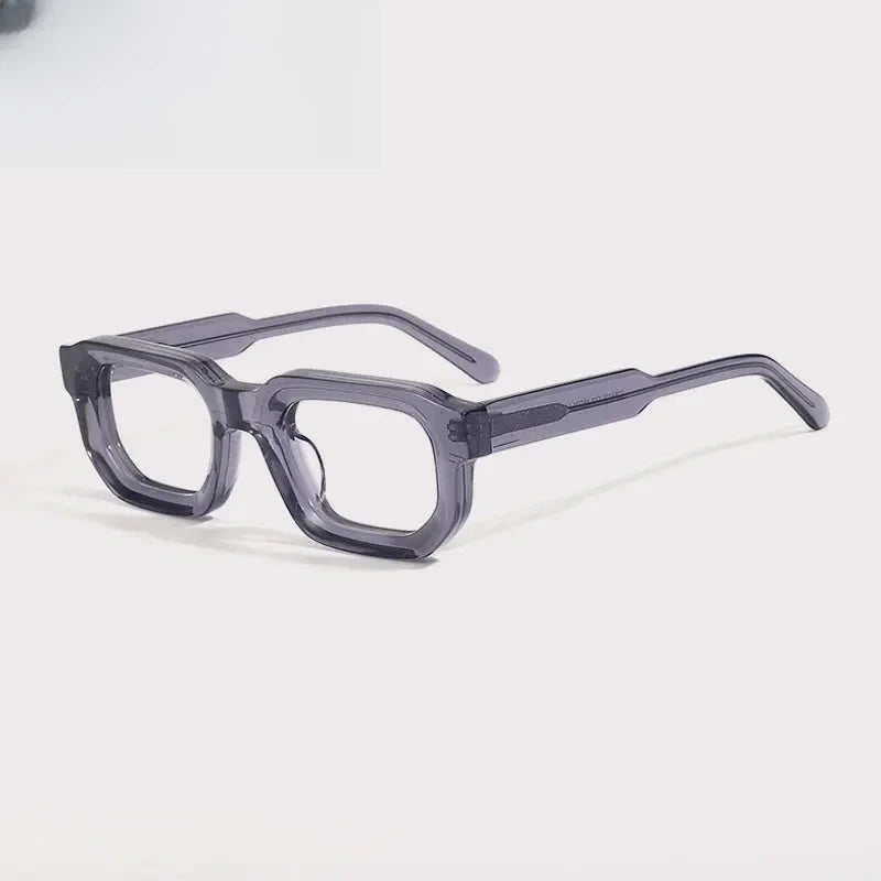 Unisex Browline Full Rim Acetate Prescription Glasses 1532 — view 6 | Rx Spectacle