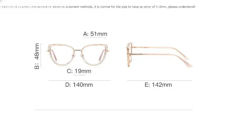 Women's Butterfly Full Rim TR90 Reading Glasses 31514 — view 3 | Rx Spectacle