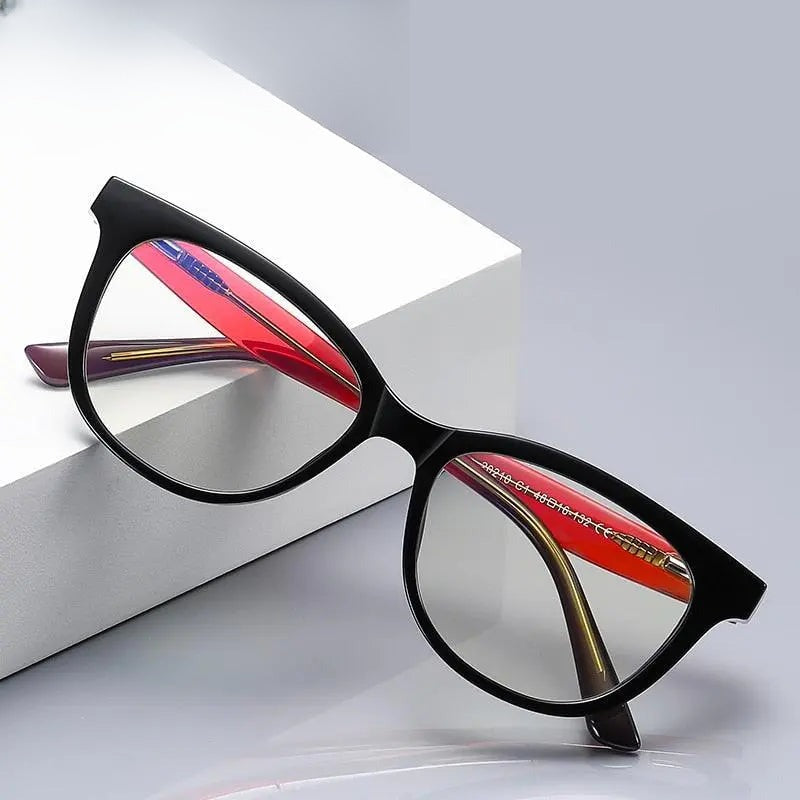 Women's Square Full Rim Titanium Prescription Glasses 20210 — view 1 | Rx Spectacle