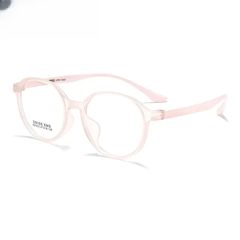 Unisex Round Full Rim Titanium Prescription Glasses 21035 — view 6 | Rx Spectacle