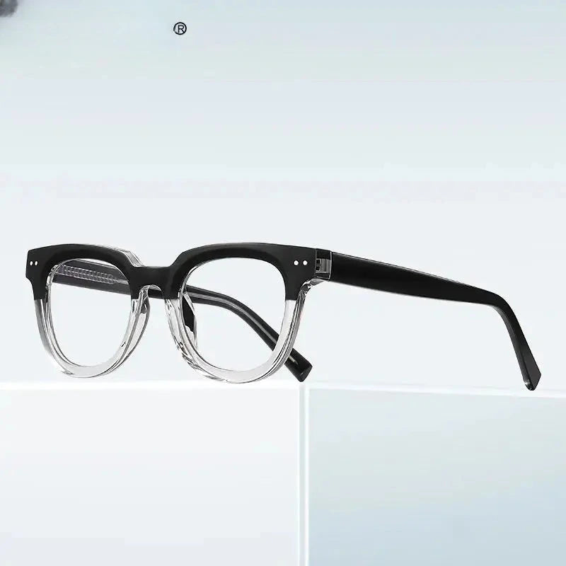 Unisex Square Full Rim Titanium Reading Glasses 2120 — view 3 | Rx Spectacle