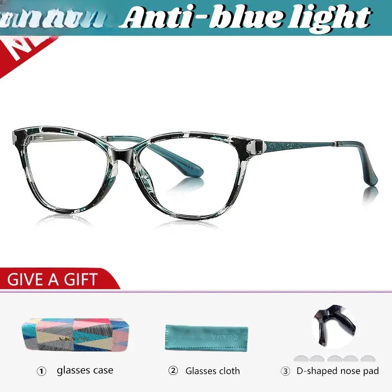 Women's Cat Eye Full Rim Reading Glasses 77231 — view 4 | Rx Spectacle
