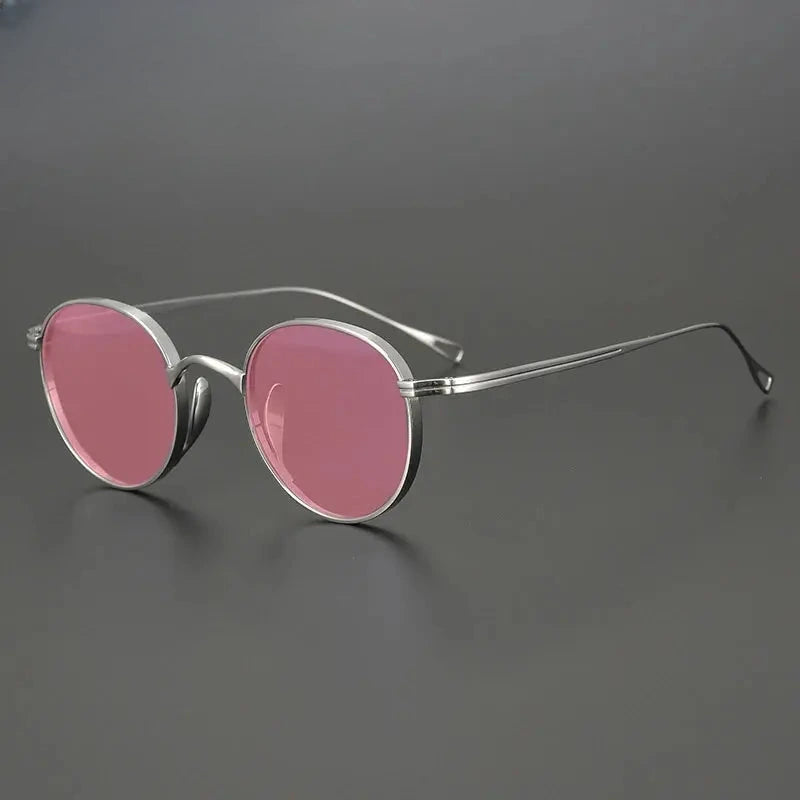 Unisex Oval Full Rim Titanium Prescription Glasses 131524 — view 3 | Rx Spectacle