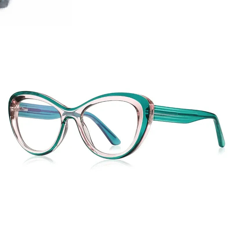 Women's Cat Eye Full Rim TR90 Reading Glasses 2173 — view 12 | Rx Spectacle