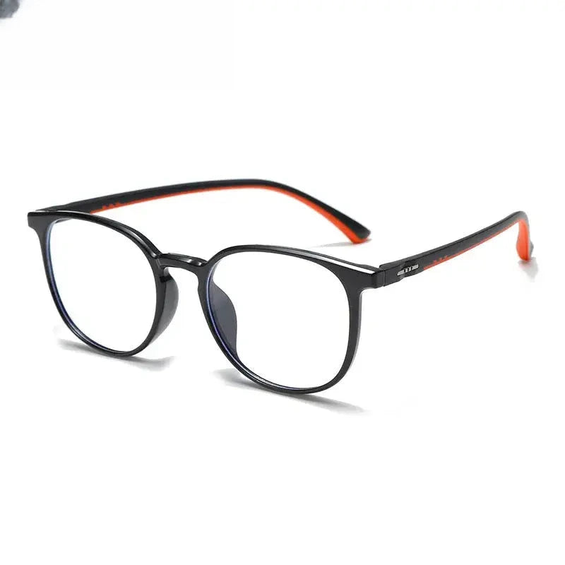 Women's Round Full Rim Titanium Prescription Glasses 81364 — view 5 | Rx Spectacle