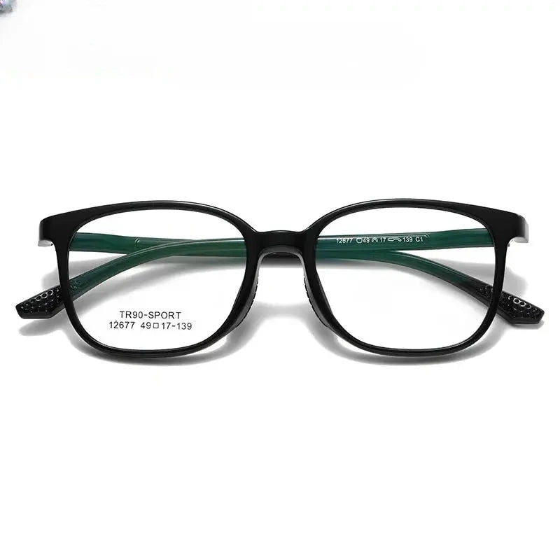 Women's Square Full Rim TR90 Prescription Glasses 612677 — view 4 | Rx Spectacle